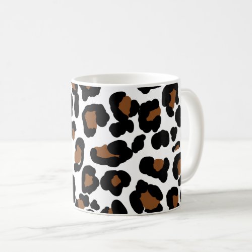 Leopard Big Cat Fur Pattern Print  Coffee Mug