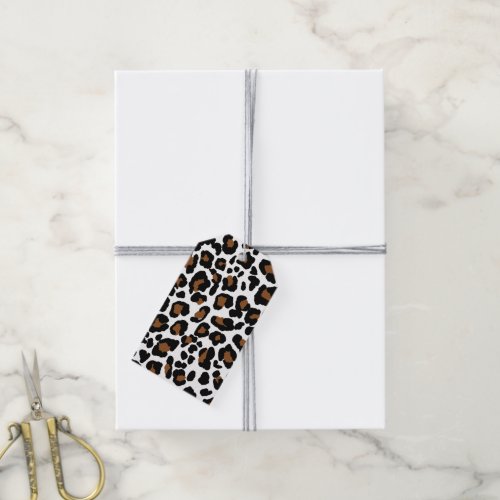 Leopard Big Cat Fur Pattern Print  Gift Tags