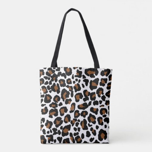 Leopard Big Cat Fur Pattern Print  Tote Bag