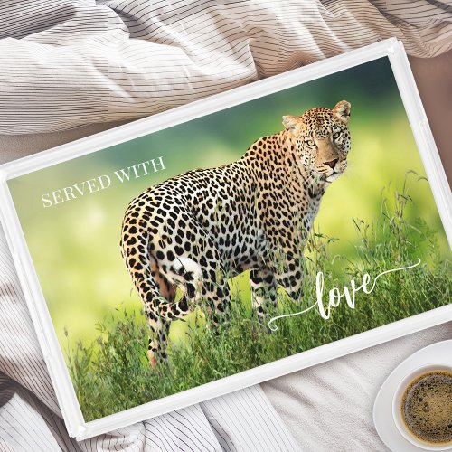 Leopard Big Cat Serving Tray