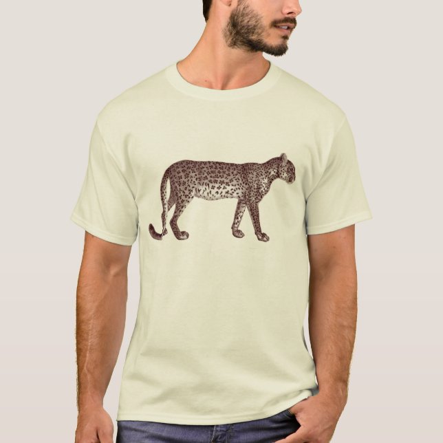 Leopard Big-Cat T-Shirt for Men or Women (Front)
