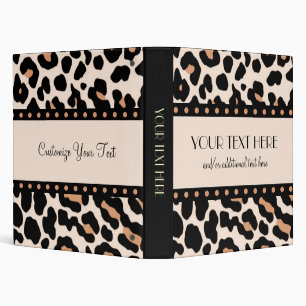 Leopard Binder