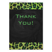 Leopard Black and Green with Monogram (Front)