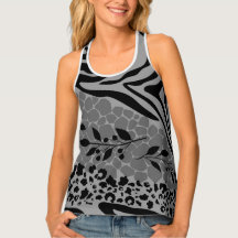 Leopard black and grey