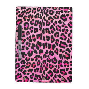 Leopard Black and Hot Pink Print Dry-Erase Board
