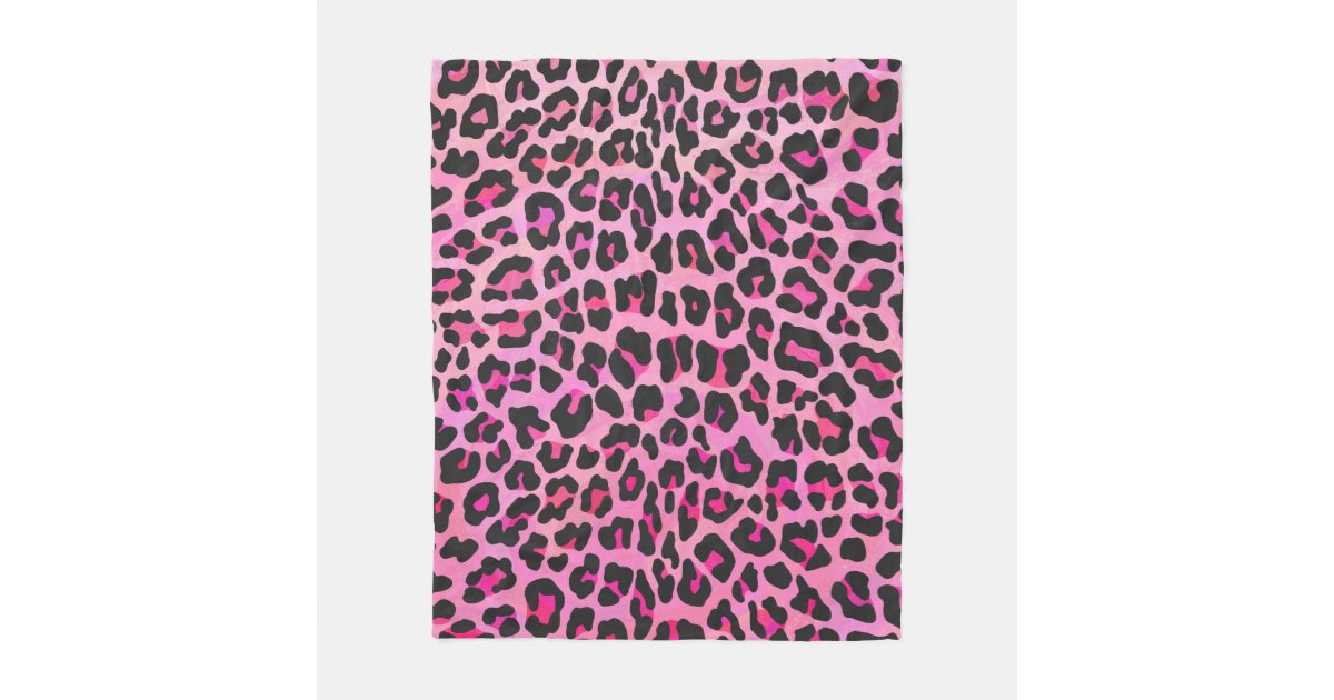 50 x 60 Sublimation 9 Panel Patterned Blanket - Leopard