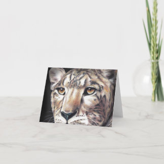 Leopard Blank Note Card
