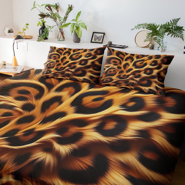 Leopard Bliss: Bold Prints, Cozy Nights Duvet Cover (Creator Uploaded)