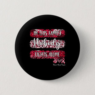 Leopard Blood Cancer Awareness In This Family Nobo Button