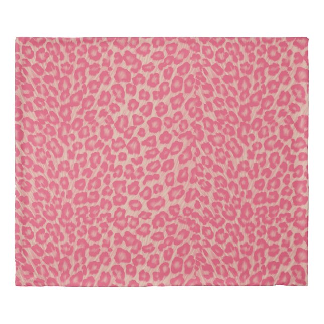 Leopard Blush  Duvet Cover (Front)