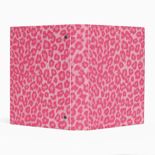 Leopard Blush Mini Binder