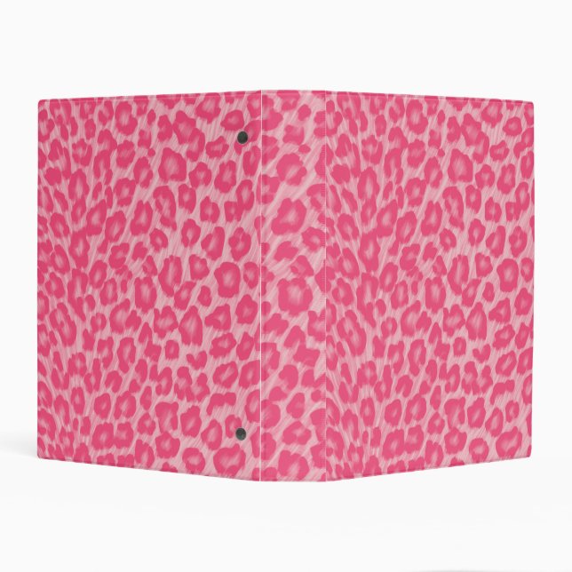 Leopard Blush  Mini Binder (Background)