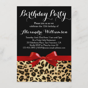 pre printed birthday party invitations