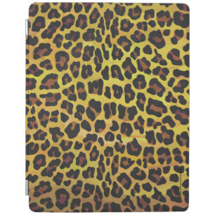 Leopard Brown and Yellow Print iPad Smart Cover