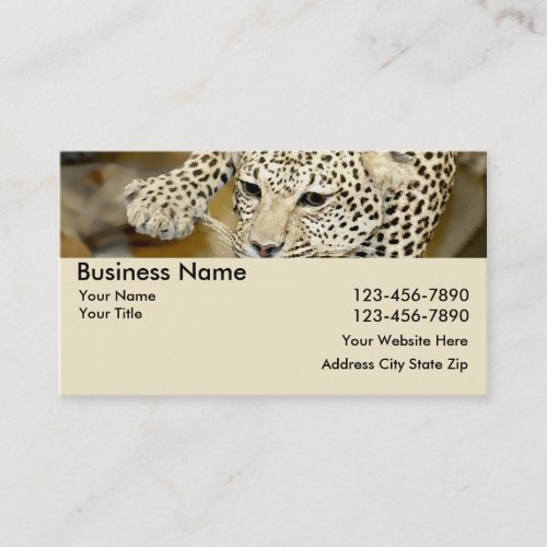 Leopard Business Cards