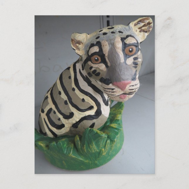 Leopard Bust Postcard (Front)