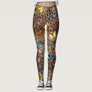 Leopard & Butterflies Leggings