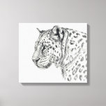 Leopard By Svetlana Ledneva-schukina G013 Canvas Print at Zazzle
