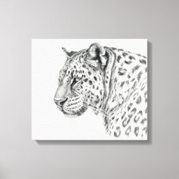 Leopard By Svetlana Ledneva-schukina G013 Canvas Print by AnimalsBeauty at Zazzle