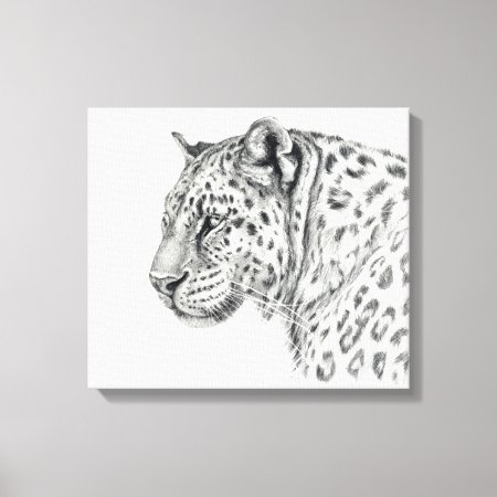 Leopard By Svetlana Ledneva-schukina G013 Canvas Print