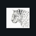 Leopard by Svetlana Ledneva-Schukina G013 Canvas Print<br><div class="desc">graphite drawing  Leopard  by Svetlana Ledneva-Schukina G013</div>