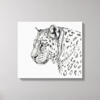 Leopard by Svetlana Ledneva-Schukina G013 Canvas Print