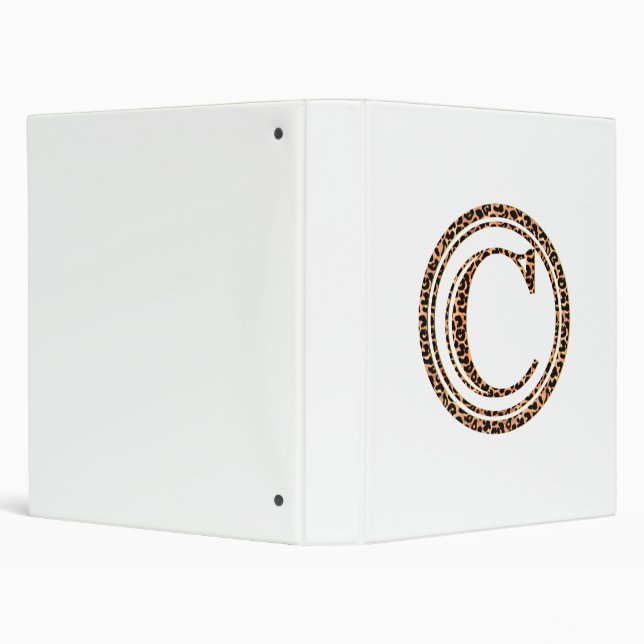 leopard C 3 Ring Binder (Background)