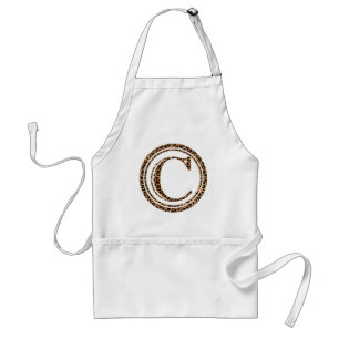 leopard C Adult Apron