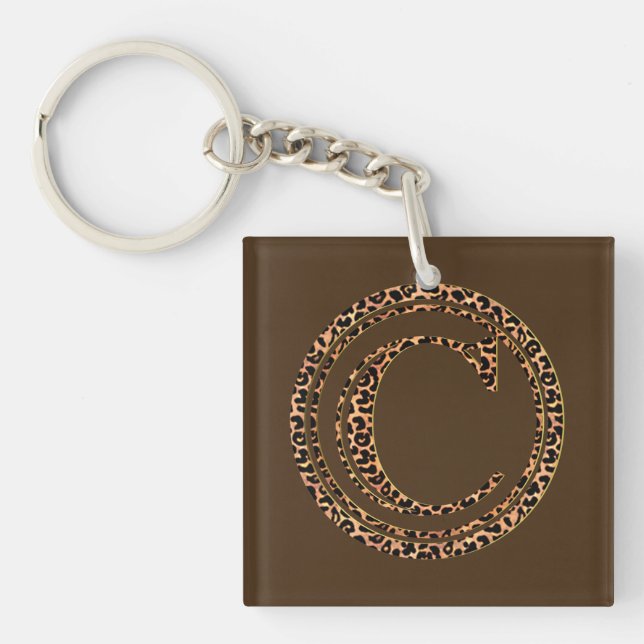 leopard C Keychain (Front)