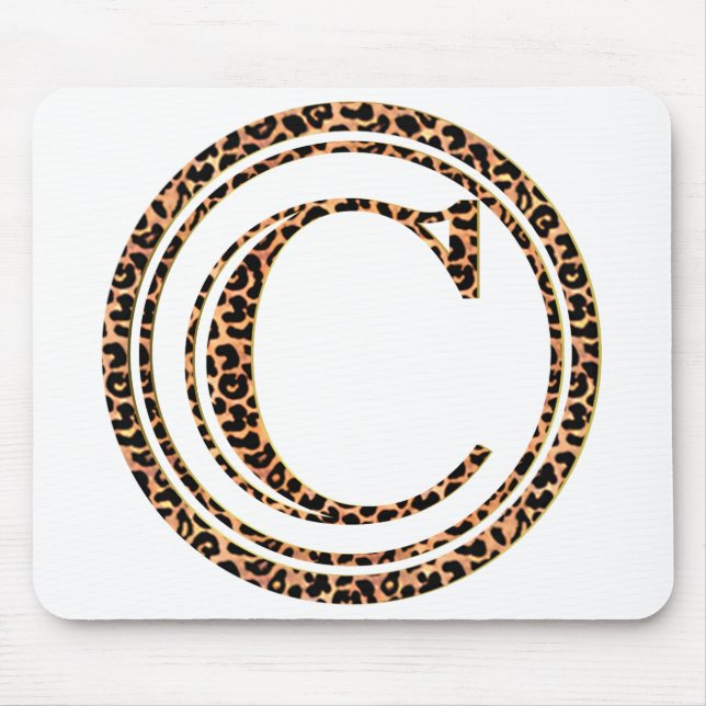 leopard C Mouse Pad (Front)