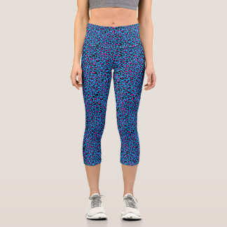 Leopard capri leggings