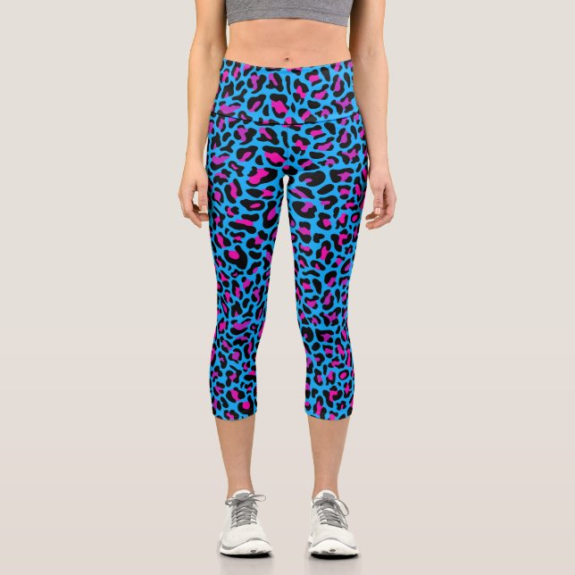 Leopard capri leggings (Front)