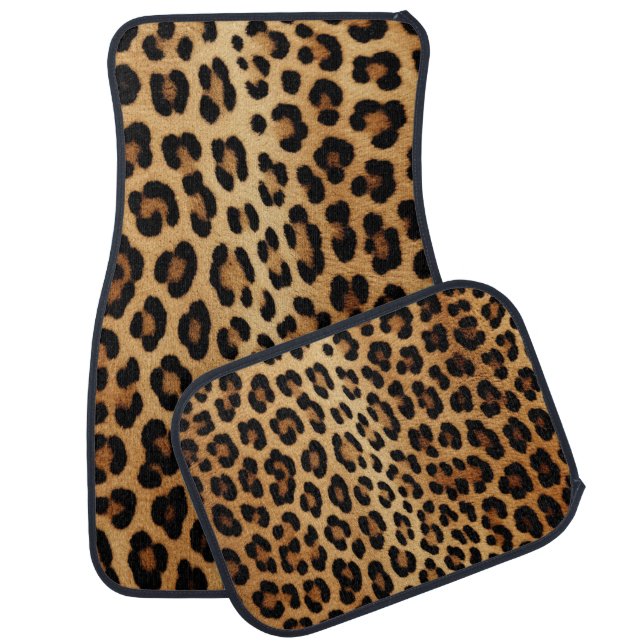 Leopard  car floor mat (Set)