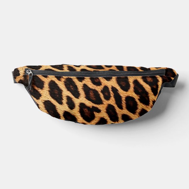 Leopard Cat Animal Print Popular Collection Fanny Pack (Lay Down)