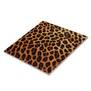 Leopard Cat Popular Animal Print Collection Ceramic Tile