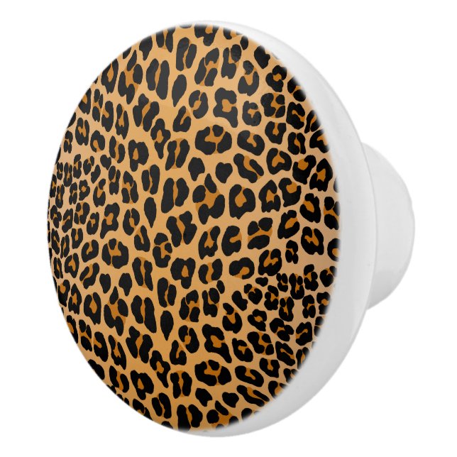 Leopard Ceramic Knob (Right)