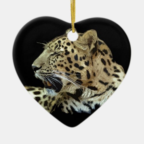 Leopard Ceramic Ornament