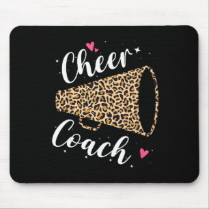 Leopard Cheer Coach Cheerleading Cheerleader Appre Mouse Pad