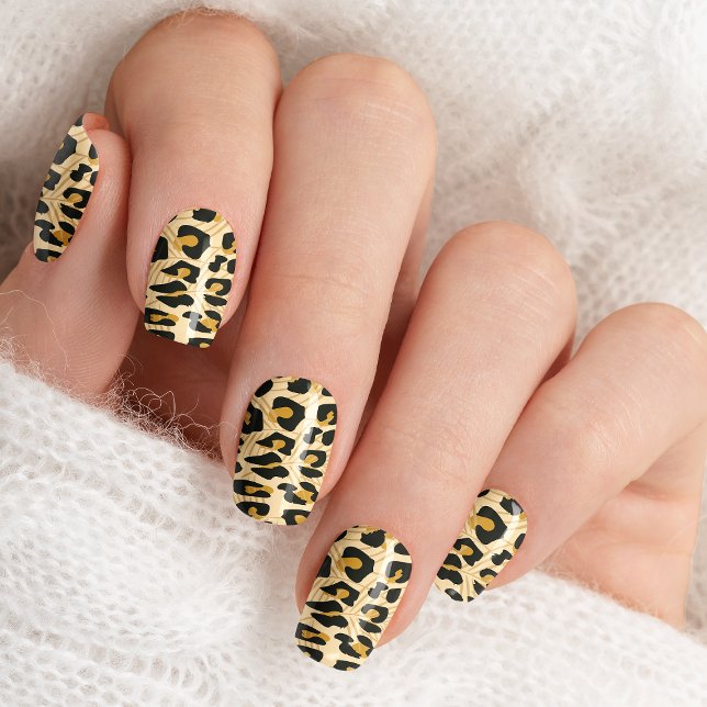 Leopard Cheetah Animal Print Pattern Minx Nail Art (Creator Uploaded)