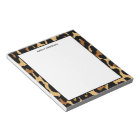 Leopard Cheetah Animal Print Pattern Monogram