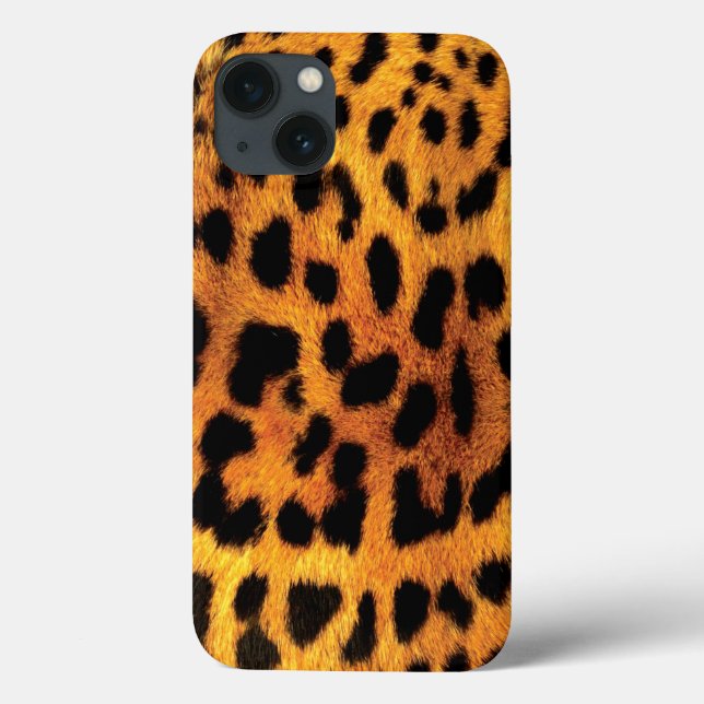 Leopard Cheetah animal print wild safari look Case-Mate iPhone Case (Back)