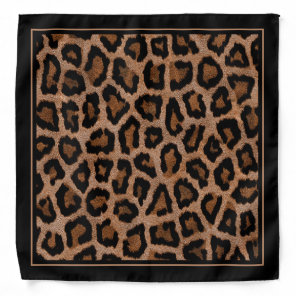 Leopard Cheetah Animal Skin Fur Pattern Print Bandana