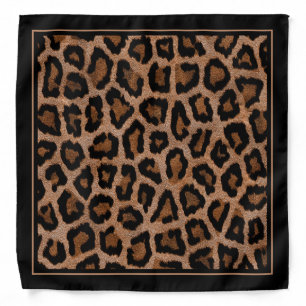 Leopard Cheetah Animal Skin Fur Pattern Print Bandana