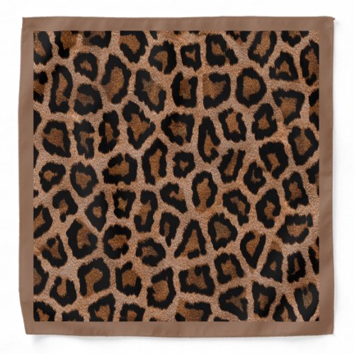 Leopard Cheetah Animal Skin Fur Pattern Print Bandana