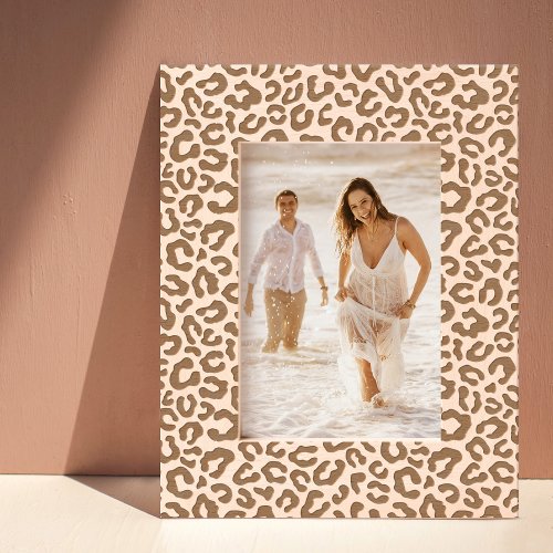 Leopard Cheetah Pattern  Engraved Frames