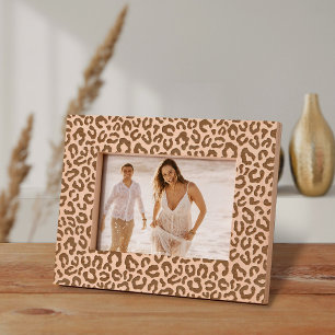 Leopard Cheetah Pattern  Engraved Frames
