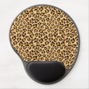 Leopard cheetah pattern   gel mouse pad