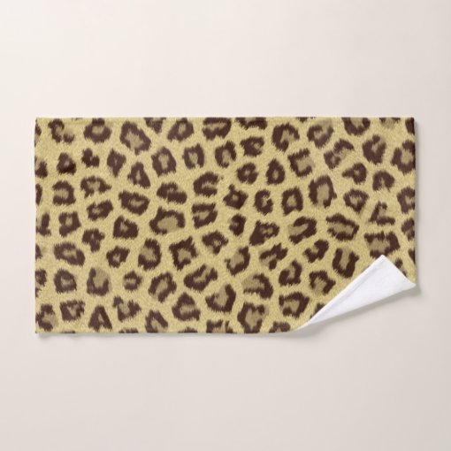 Leopard / Cheetah Print Bath Towel Set Zazzle