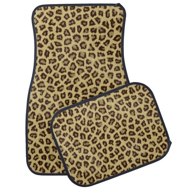 Leopard / Cheetah Print Car Floor Mat (Set)