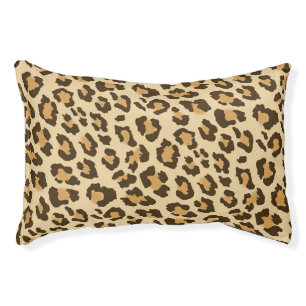 Leopard Cheetah Print Dog Bed